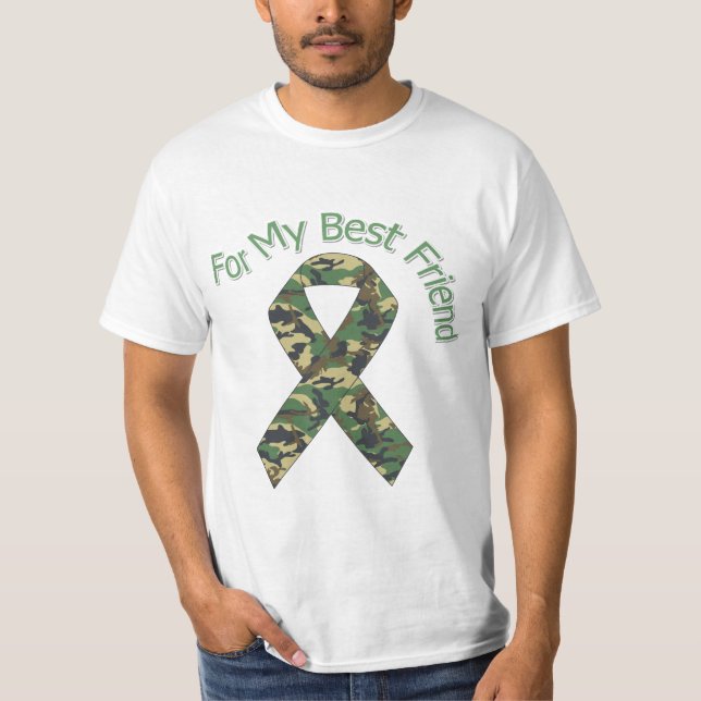 För mitt bästa vänmilitärband t-shirt (Framsida)