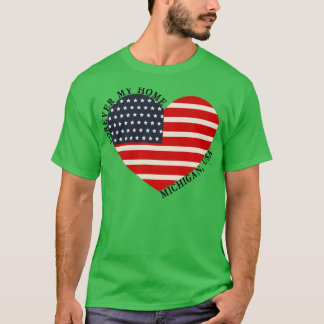För mitt hem MichiganUSA T Shirt