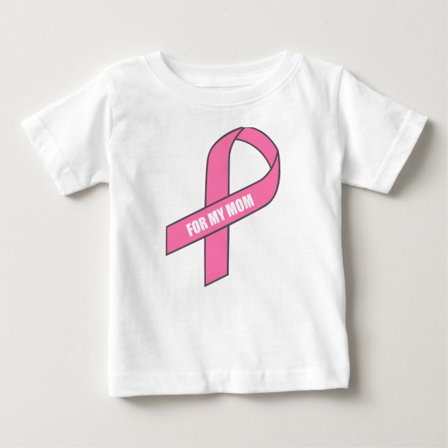 För Mitt Mamma (Rosa Ribbon) Tee (Framsida)