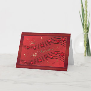 För mitt Valentine A Card Helgkort