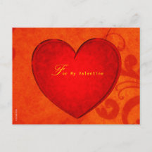 För mitt Valentine-vykort