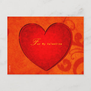För mitt Valentine-vykort Vykort