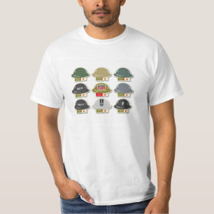 För MkII Brodie för handlingman brittiska symbol Tee Shirt