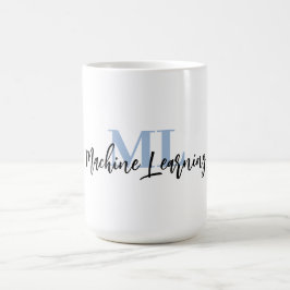 För ML-älskare & teknikentusiaster – Misty Blue ML Kaffemugg