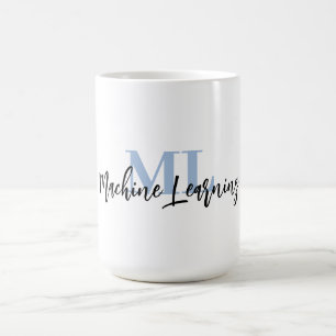 För ML-älskare & teknikentusiaster – Misty Blue ML Kaffemugg
