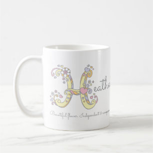 För monogramH för ljung känd menande personlig Kaffemugg