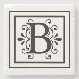 För Monogramsten för brev B underlägg