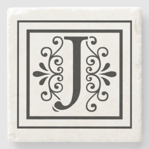 För Monogramsten för brev J underlägg