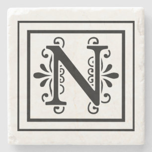 För Monogramsten för brev N underlägg