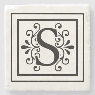 För Monogramsten för brev S underlägg