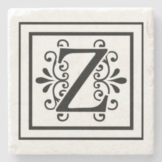 För Monogramsten för brev Z underlägg Sten