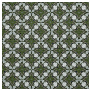 För mönsterUpholstery för stjärna oliv grönt tyg