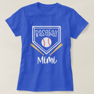 För mormorlek för baseball Mimi stolt gåva för T Shirt