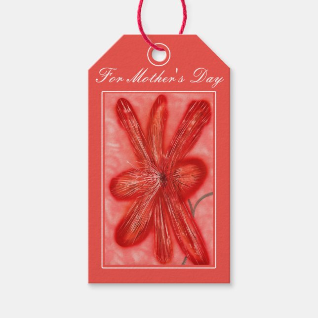 För Mors dag Presentetikett (Framsidan)