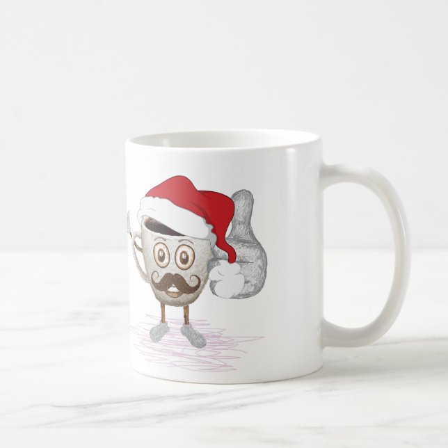 För Moustache bäst för chef mugg för kaffe (Höger)