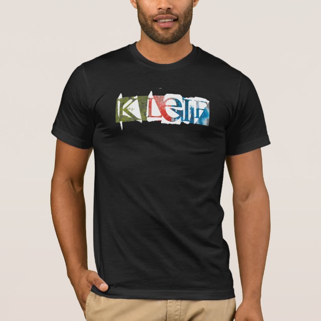 För multiclrfrimärke för K LEIF tryck T-shirt (Framsida)