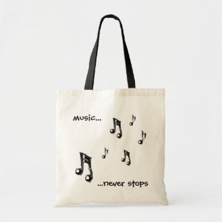 För musik stopptoto aldrig tygkasse