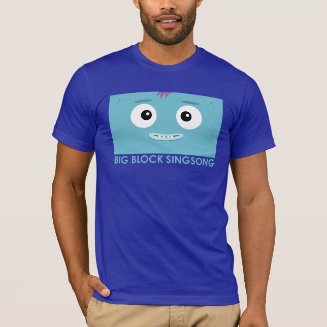 För musikbandblått för BBSS roliga manar T-tröja Tee Shirt (Framsida)