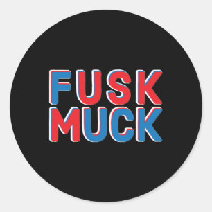 För Musk Sticker Runt Klistermärke