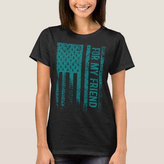For My Friend Tourette Syndrome Awareness T Shirt (Framsida)