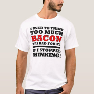 För mycket bacon Rollig T-shirt