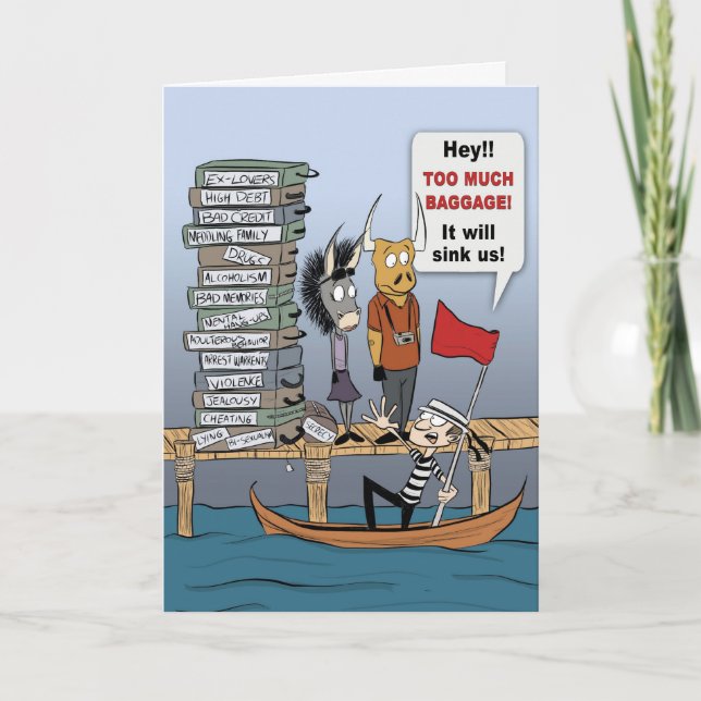 FÖR MYCKET BAGAGE! KORT (Framsida)