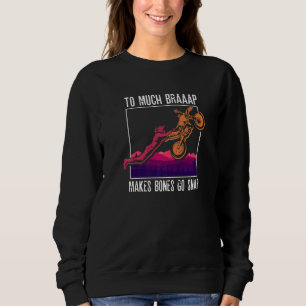 För Mycket Braap Gör Att Ben Knäpper Motocross M T Shirt