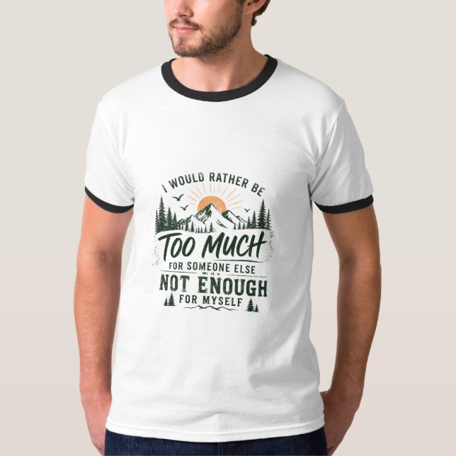 För Mycket För Dig Herr T-Shirt (Framsida)