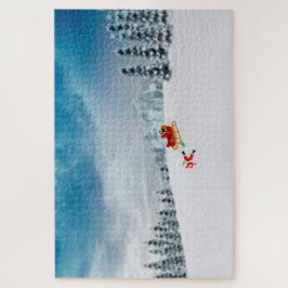 För mycket jultuggpuzzel pussel