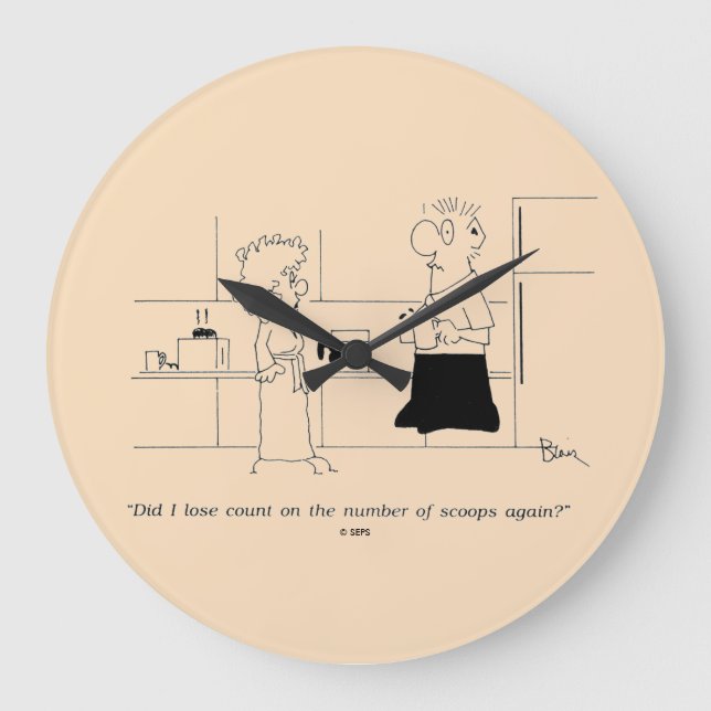 För mycket kaffe stor klocka (Framsida)