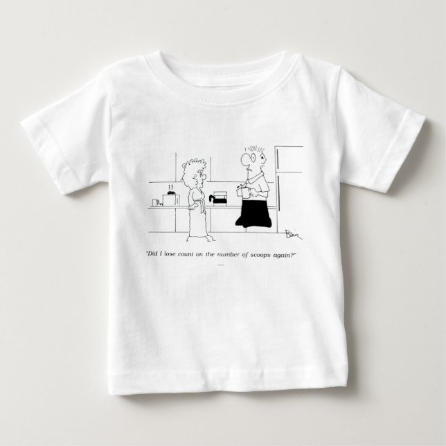 För mycket kaffe t-shirt (Framsida)