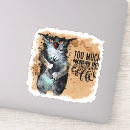 För mycket måndag klistermärken