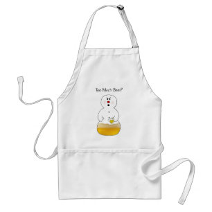 För mycket öl Apron Förkläde