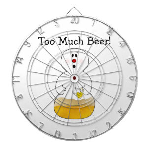 För mycket öl Dartboard Piltavla