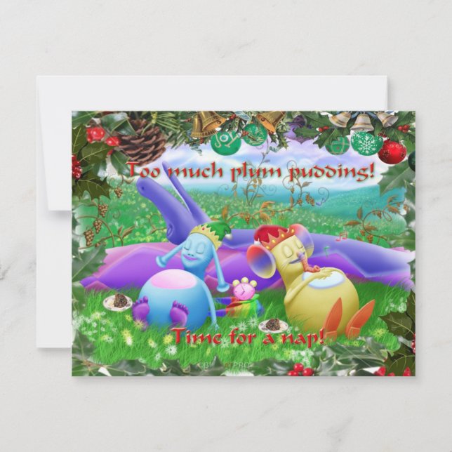 För mycket plommonpudding! (Framsida)