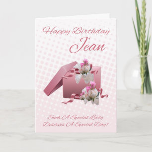 För mycket Speciellt Jean Birthday-firande Kort