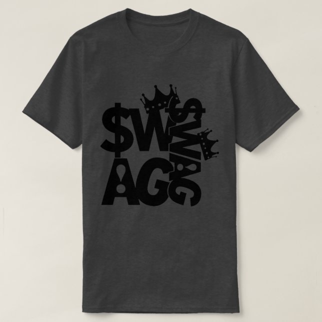 För mycket Swagga Mane T Shirt (Design framsida)
