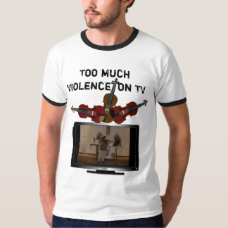 För mycket våld på TV:N T-shirt