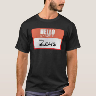 För MythologyHalloween för Zeus grekisk gud för T Shirt
