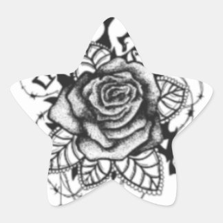 För någon använda stjärnformat klistermärke