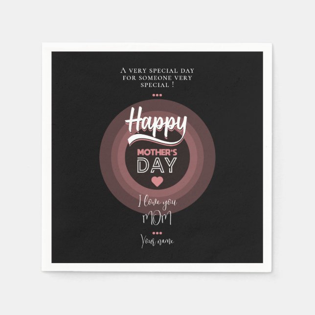 För någon mycket speciell pappersservett (Framsidan)