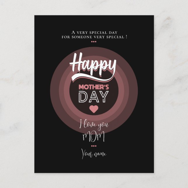 För någon mycket speciellt foliekort vykort (Framsida)