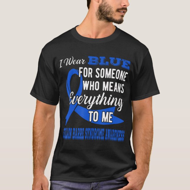 För någon som Elak till mig Guillain Barre Syndrom T Shirt (Framsida)