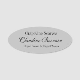 För namn brickaemblem för anpassade magnetisk oval namnbricka