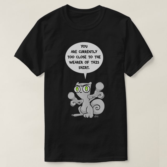 För nära skumma Tanktopet ekorre T Shirt (Design framsida)