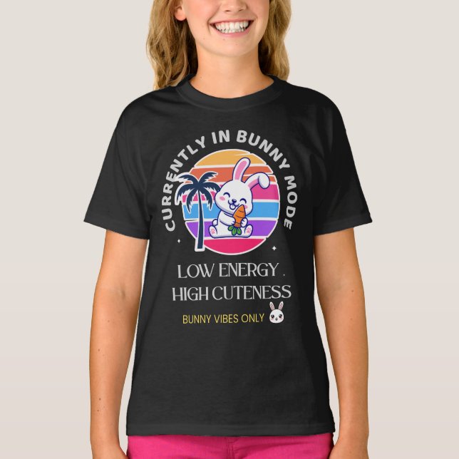 För närvarande i Kaninläge  T Shirt (Framsida)