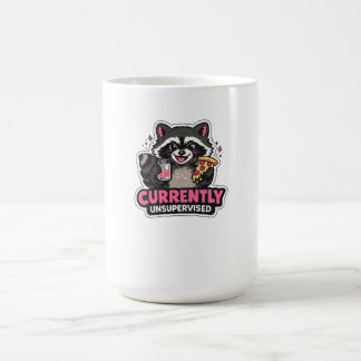 För närvarande Obevakad Rolig Ursäkt Citat Kaffemugg