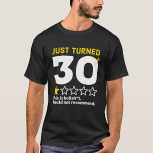 För närvarande skulle 30 inte rekommendera 30års f t shirt