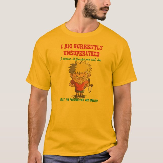 För närvarande Unsupervised Tee Shirt (Framsida)