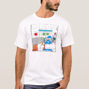 för näsjobb för morot x45 tecknad t shirt